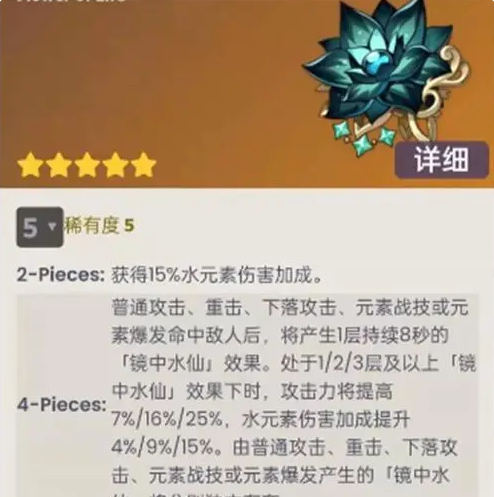 原神水仙之梦适合哪个角色-原神水仙之梦是谁的专属